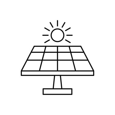 Güneş 'ten elektrik üreten Sürdürülebilir Enerji Güneş Paneli