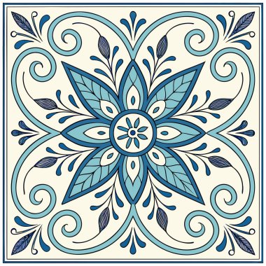 Zarif çiçekleri ve yapraklı sarmaşıkları içeren, geleneksel seramik seramik seramik seramik seramik seramik seramik veya porselen tarzını çağrıştıran kusursuz, tekrarlayan bir desen..