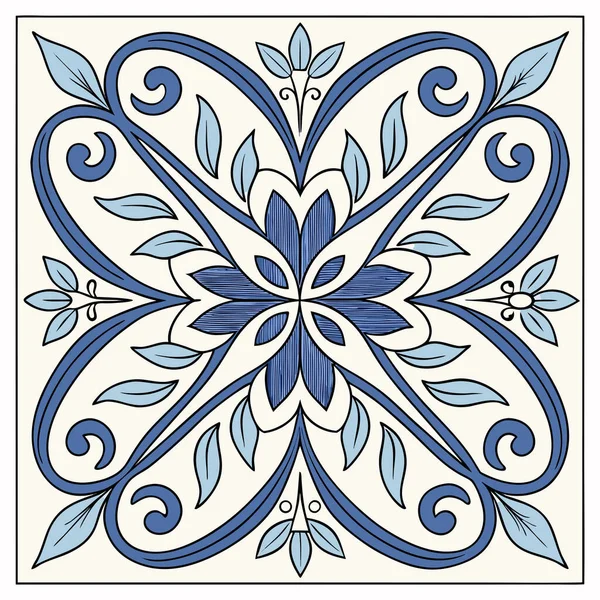 Zarif çiçekleri ve yapraklı sarmaşıkları içeren, geleneksel seramik seramik seramik seramik seramik seramik seramik veya porselen tarzını çağrıştıran kusursuz, tekrarlayan bir desen..