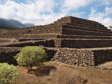         Pyramid in Guimar in Tenerife, Canary Islands, Spain  clipart
