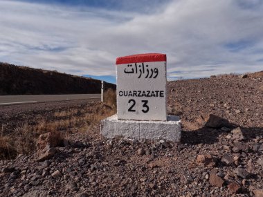 Fas 'ta Ouarzazate İşareti