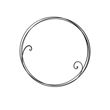 Basit ama stil sahibi dairesel bir tasarım zarif girdaplar içerir ve biraz da sofistike bir dokunuş katar. Ev dcor, sanat çalışması veya grafik projeleri için ideal.