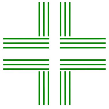 Fotoğraf Gösterimi için Klasik Dekoratif Kare Tasarımlı Geometrik Soyut Çerçeve Koleksiyonu