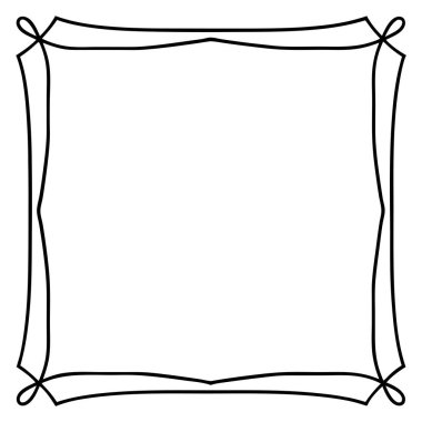 Metnin ve dekorasyonun için ev tasarımlı klasik çiçek çerçevesi