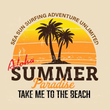 Tipografi vintage kıyafet marka logosu için t-shirt baskı. Retro sanat vektör çizim