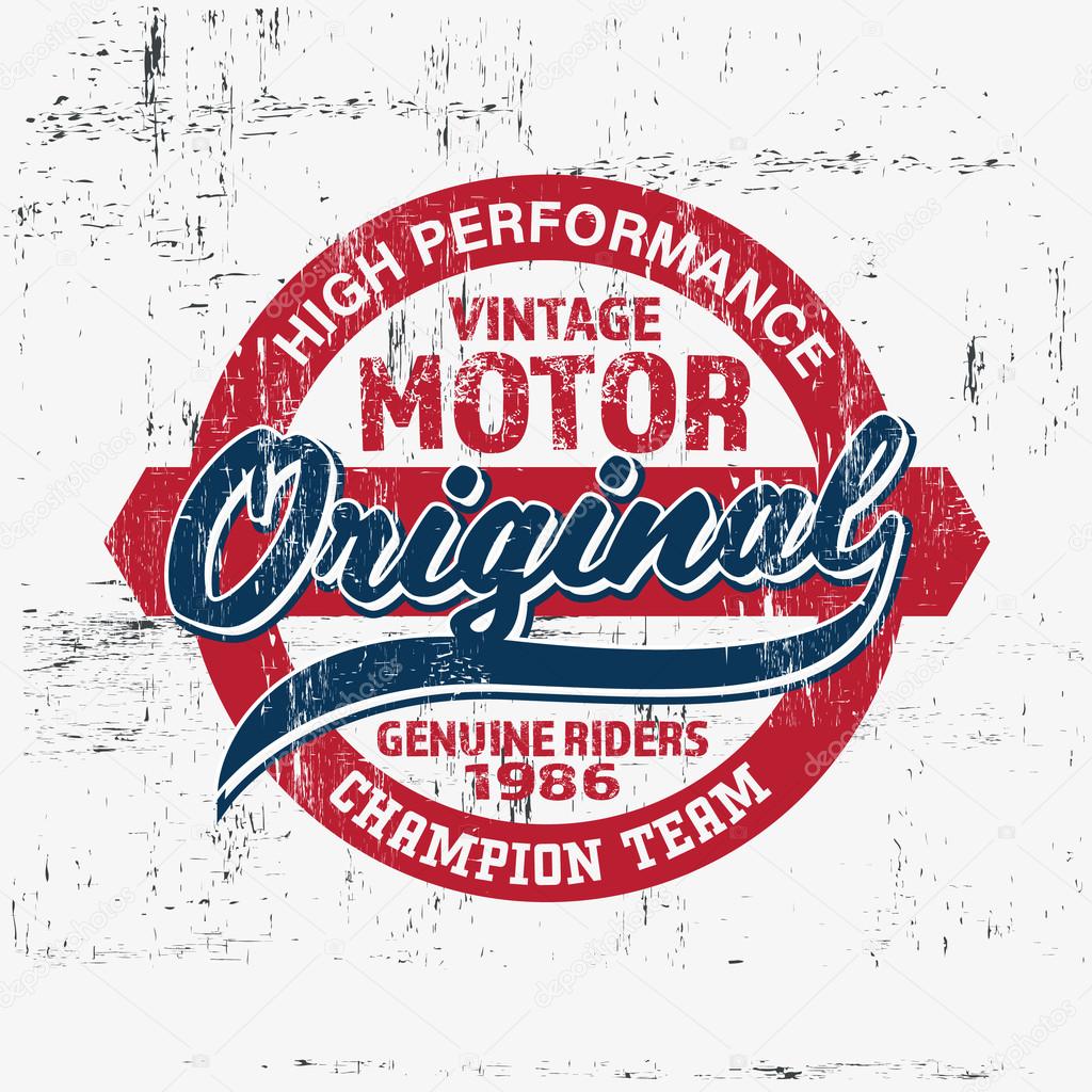 Typography Vintage Outfit Brand Logo Print For T Shirt Retro Artwork Vector Illustration Stock Vector C Outsunan 117948960