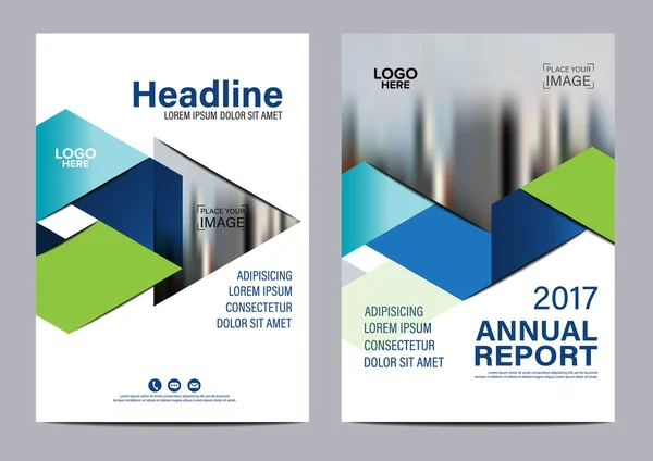 Brochure lay-out ontwerpsjabloon. Jaarlijkse verslag Flyer brochure cover moderne presentatie achtergrond. illustratie vector in A4-formaat — Stockvector