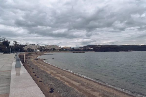 Argine Vista Sul Mare Vicino Campus Dell Università Federale Dell — Foto Stock