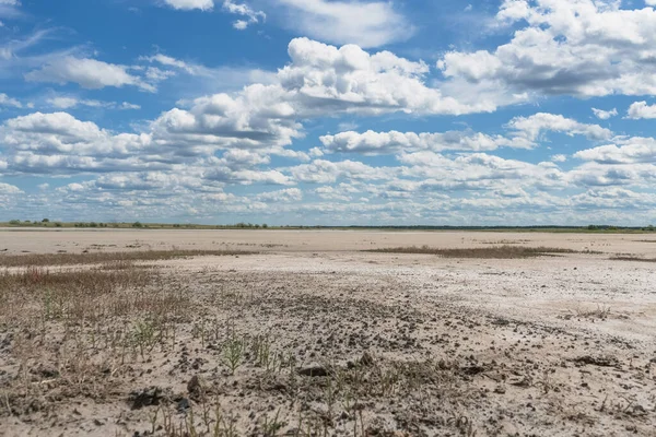 View Salt Marsh Place Salt Lake Has Been — Stock Photo, Image