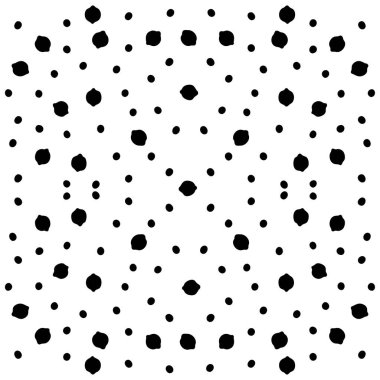 Abstract ink spray seamless pattern featuring bold black blots on a clean white background. Ideal for grunge design, backgrounds, wallpapers, packaging, and digital art projects.