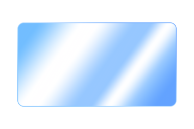 Mirror boş dikdörtgen etiketi