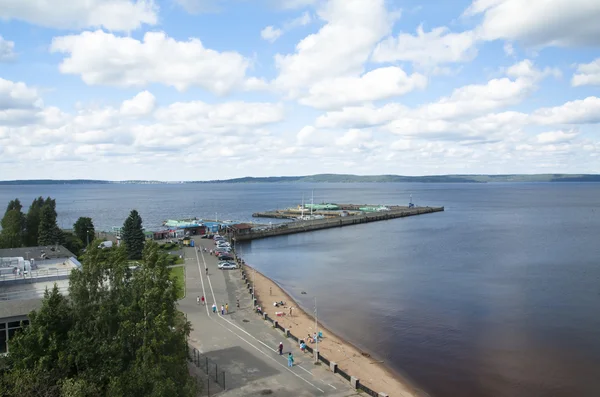 Veduta del porto Petrozavodsk — Foto Stock