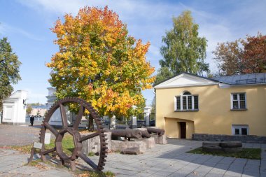 Eski vintage vites valinin Park, Petrozavodsk, Karelya, Rusya Federasyonu.
