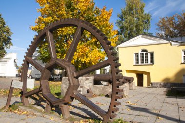 Eski vintage vites valinin Park, Petrozavodsk, Karelya, Rusya Federasyonu.