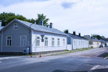 Siltakylä, Finlandiya. Tarihi eski şehir bina