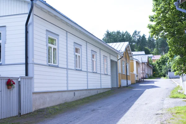 Loviisa, Finnland. Historisches Gebäude in der Altstadt — Stockfoto