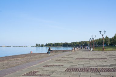 Petrozavodsk City Onega Gölü çıkabilir