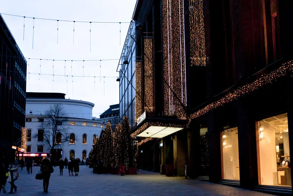 Helsinki, Finlandia - 17 de noviembre de 2016: en la calle de la ciudad . —  Fotos de Stock