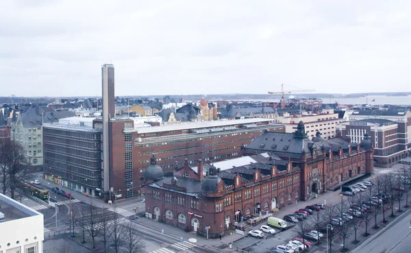 Vue du dessus d'Helsinki — Photo