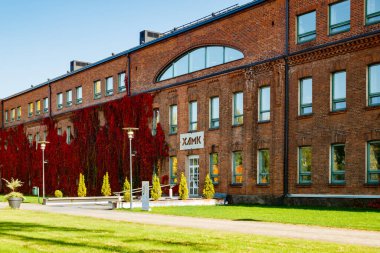 Kouvola, Finlandiya - 27 Eylül 2020: Güneydoğu Finlandiya Uygulamalı Bilimler Üniversitesi Xamk.