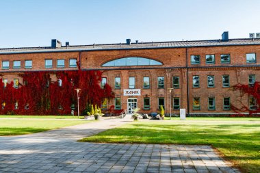 Kouvola, Finlandiya - 27 Eylül 2020: Güneydoğu Finlandiya Uygulamalı Bilimler Üniversitesi Xamk.