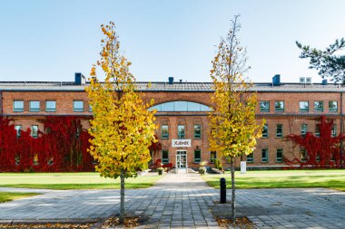 Kouvola, Finlandiya - 27 Eylül 2020: Güneydoğu Finlandiya Uygulamalı Bilimler Üniversitesi Xamk.