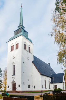 Kouvola, Finlandiya - 11 Ekim 2020: Valkeala Kilisesi