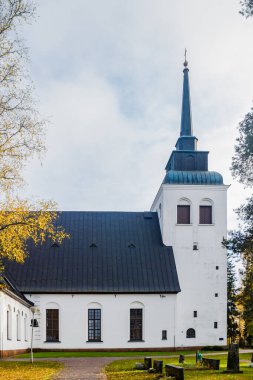 Kouvola, Finlandiya - 11 Ekim 2020: Valkeala Kilisesi