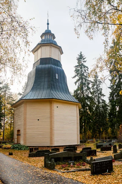 Kouvola Finnland Oktober 2020 Glockenturm Der Valkeala Kirche — Stockfoto