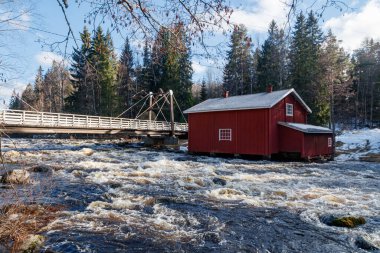 Jokelanjoki, Kouvola, Finlandiya 'daki eski değirmen