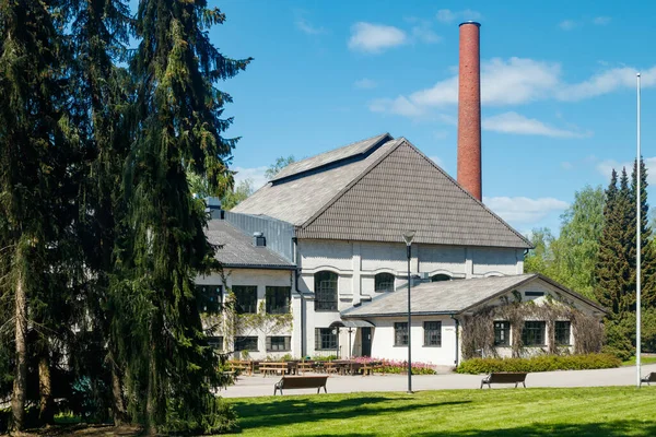 Riihimaki Finlândia Maio 2021 Edifício Museu Vidro Finlandês — Fotografia de Stock