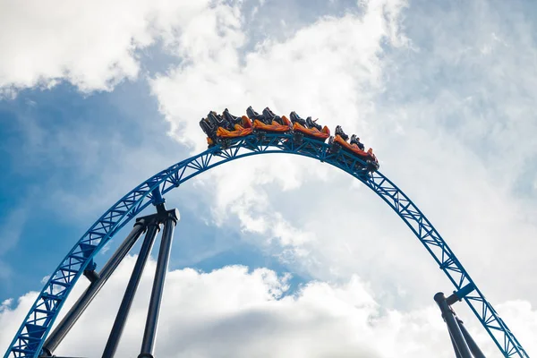 Ride Roller Coaster Motion Amusement Park Stock Image