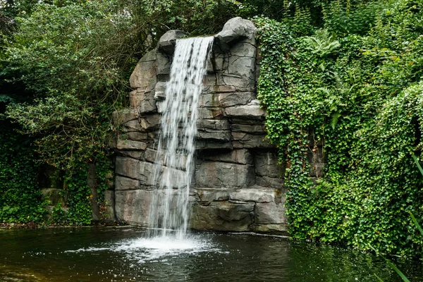Small Waterfall Rock Somewhere Belgium — Stock Photo, Image