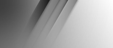 Abstract Geometric Shapes in grey Tones Representing Modern Design