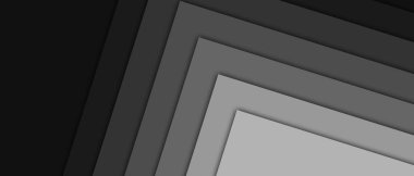 Gri kağıt kesme çizgileri modern iş afişi konsepti