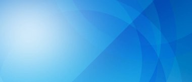 Mavi tonlarda yumuşak geometrik katmanlı soyut arkaplan 