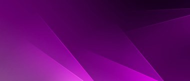 Geometrik köşegen kaplama katmanlı soyut mor yatay afiş arkaplanı