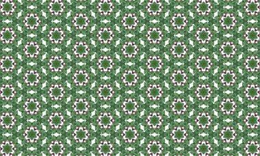 Yeşil bir çiçek deseni, kusursuz tasarım, doğa esinlenilmiş, tekstil, duvar kağıdı ve dekoratif sanat 100 için mükemmel.
