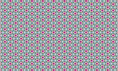 Pembe ve mavi çiçekli kusursuz bir çiçek deseni. Tekstil tasarımı ve duvar kağıdı arkaplanı için mükemmel.