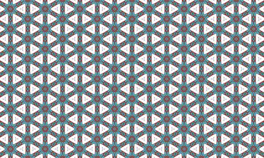 Tekstil ve duvar kağıdı desenli sanat baskısı için kusursuz geometrik model arkaplan vektör tasarımı