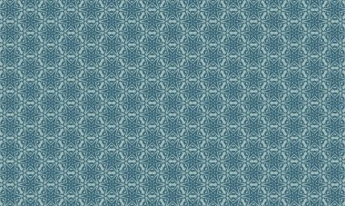 Mavi ve açık mavi renklerde kusursuz geometrik desen kumaş, duvar kağıdı ve tekstil tasarımları için mükemmel.