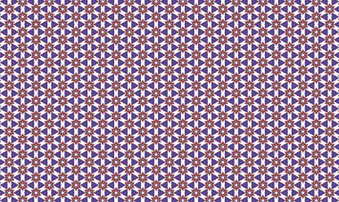 Yıldız ve üçgen şekilli kusursuz geometrik desen, kumaş ve duvar kağıdı tasarımları için mükemmel..