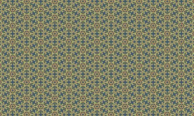 Çiçek ve geometrik elementlere sahip kusursuz bir desen, tekstil, arkaplan ve tasarım projeleri için mükemmel.