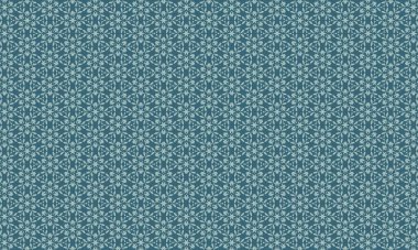 Mavi ve açık mavi renklerde kusursuz bir çiçek deseni. Tekstil ve tasarım projeleri için mükemmel bir arka plan kullanımı.