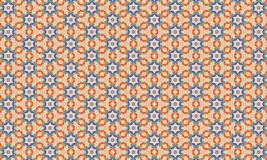 Kumaş tekstil ve duvar kağıdı dekoru tasarımı için kusursuz bir çiçek desenli vektör arkaplanı