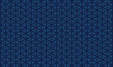 Koyu mavi geometrik desenli, pürüzsüz desenli, kumaş, tekstil ve duvar kağıdı tasarımı için mükemmel..