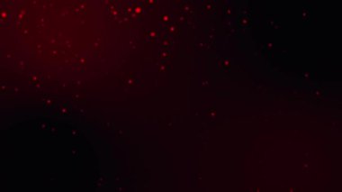 kırmızı parçacıklar animasyon döngüsü, üst üste ve görsel efektler için mükemmel, tam olarak 100 karakter