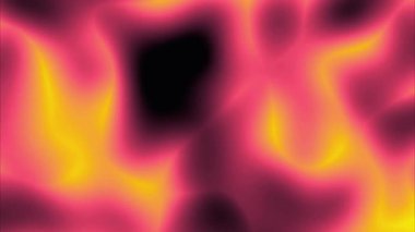 1080p çözünürlükte bulanık sarı ve pembe renklerle kusursuz bir döngülü soyut arkaplan canlandırması