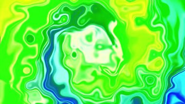 canlı bir soyut akışkan sanat hareketi arka plan animasyonu akışkan yeşil sarı ve mavi renkler. Afiyet olsun.!