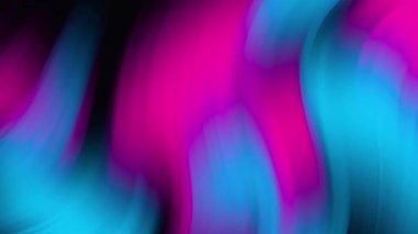 Pembe ve mavi renklerin pürüzsüz bir döngü içinde pürüzsüz gradyanlarıyla canlı soyut bir arkaplan animasyonu
